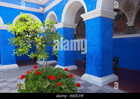 Interior Details des Santa Catalina Kloster Arequipa Peru Stockfoto