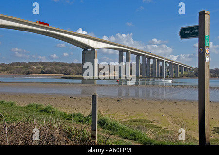 Die Orwell-Bridge.Suffolk Stockfoto