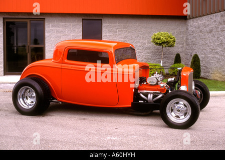 1932 Ford Coupe Hot Rod 3 Fenster Stockfoto