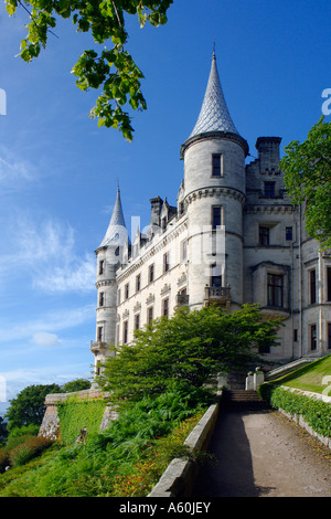 Dunrobin Castle, in der Nähe von Golspie Sutherland, Schottland-Panorama Stockfoto