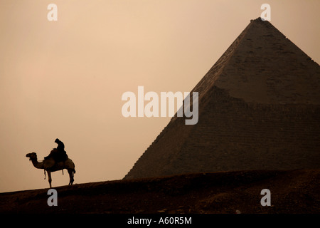 Pyramiden von Gizeh, Kairo, Ägypten Stockfoto