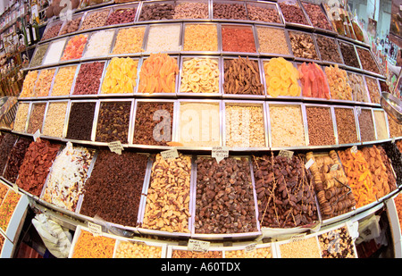 Mercat De La Boqueria Sant Josep in Barcelona, Spanien Stockfoto