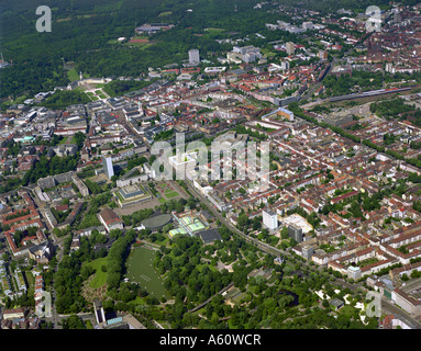 Schloss Karlsruhe, Rathaus, Zoo, Stadtpark, Deutschland, Baden-Württemberg, Karlsruhe Stockfoto