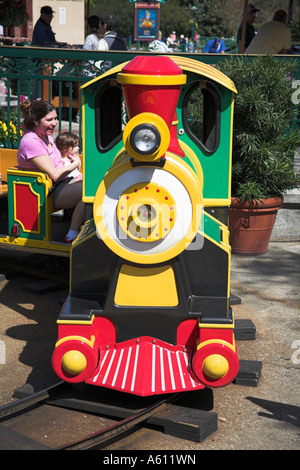 Modell Rio Grande Old Timer Childrens Passagier Zug, Downtown Disney, Orlando, Florida, USA Stockfoto