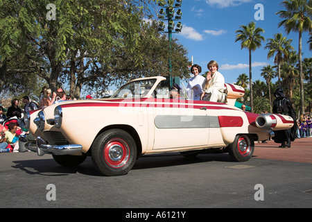 Luke Skywalker, Leia Organa, Star Wars, Disney-Stars und Motor Car Parade, Disney-MGM Studios, Orlando, Florida, USA Stockfoto