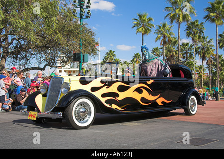 Charakter in bösen Auto, Disney-Stars und Motor Car Parade, Disney-MGM Studios, Orlando, Florida, USA Stockfoto