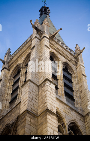 Die mittelalterliche gotische Kirche von Saint Severin im Quartier Latin in Paris Frankreich Stockfoto