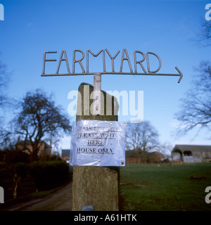 Papley Bauernhof Selbstversorger Hütten im ländlichen Northamptonshire Stockfoto