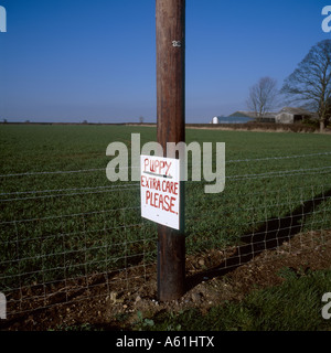 Papley Bauernhof Selbstversorger Hütten im ländlichen Northamptonshire Stockfoto