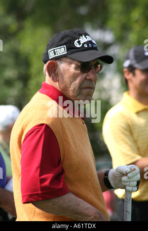 Yogi Berra auf dem Golfplatz Stockfoto