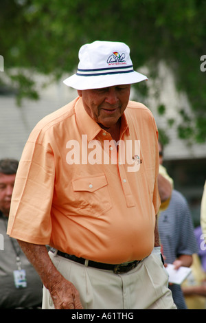 Arnold Palmer einen legendären Golf Stockfoto