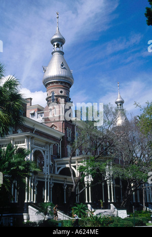 Fassade des Universitätsgebäudes, University of Tampa, Tampa, Florida, USA Stockfoto