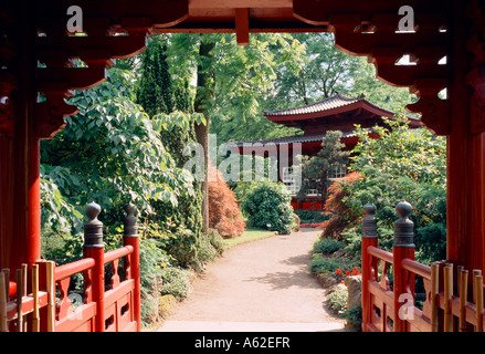 Japanischer Garten im Garten der Welt oder die Gärten des World Parks