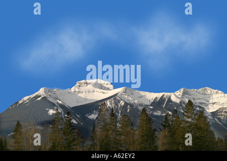 Banff Nationalpark, Alberta, Kanada; Gletscher Stockfoto