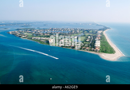 Sailfish Point Saint Lucie Inlet auf den Intracoastal Waterway und St ...