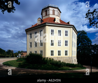 Sondershausen, Schloßpark, "Lusthaus"Karussell"Im Park, Formgebung 2006, Heute Konzertsaal" Stockfoto