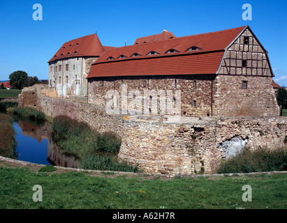 Heldrungen, Wasserburg, Stockfoto