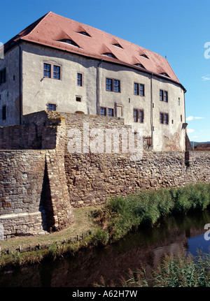 Heldrungen, Wasserburg, Kernbau, Süd-Flügel Stockfoto