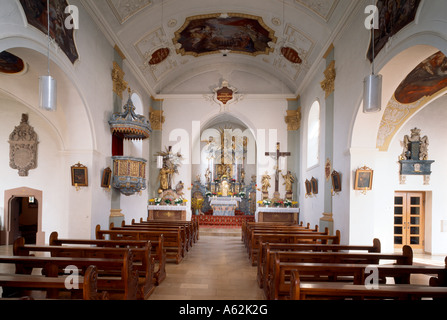 Klosterkirche Engelberg, Franziskanerkloster, um 1700 Stockfoto