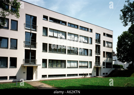 Stuttgarter Weißenhofsiedlung, Werkbundsiedlung, Wohnblock von Mies van der Rohe Stockfoto