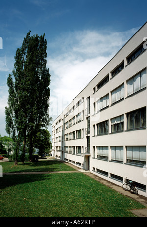 Stuttgarter Weißenhofsiedlung, Werkbundsiedlung, Wohnblock von Mies van der Rohe Stockfoto