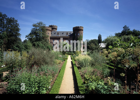 Moyland, Schloßpark, Kräutergarten Stockfoto