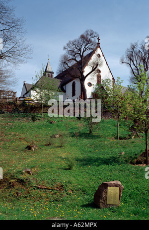 Engelberg Ob Dem Main, Franziskanerkloster Und Wallfahrtskirche, Blick von Westen Stockfoto