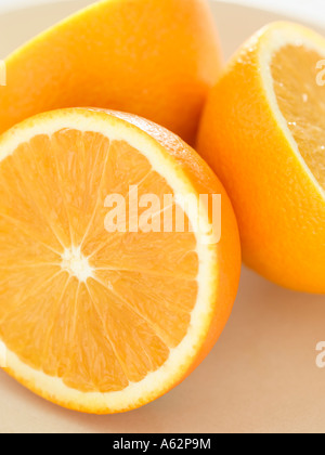 Orangen mit professionellen Mittelformat digital gedreht Stockfoto