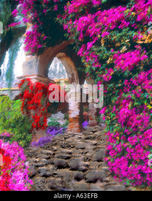 Mission San Juan Capistrano, Kalifornien Stockfoto