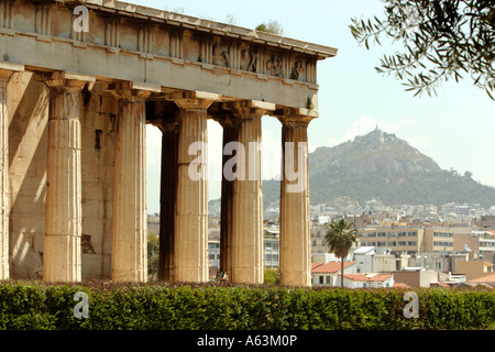 Tempel des Hephaistos Hephaistos oder Thission Theseion Stockfoto