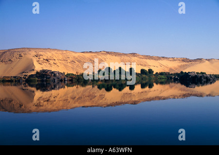Lake Nasser Stausee Lake Assuan Ägypten Stockfoto