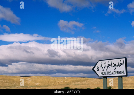 Tunesien, algerische Grenze Stockfoto