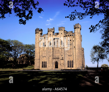 15. Jahrhundert halten Torhaus, Hylton Castle, Hylton, Sunderland, Wearside, Tyne and Wear, England, UK. Stockfoto