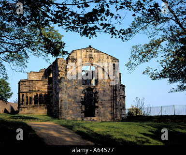 Ruinen der St. Catherines Kapelle, Hylton Castle, Hylton, Sunderland, Tyne and Wear, England, UK. Stockfoto