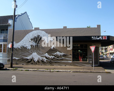 Wandbild Manly Sydney New South Wales Australien Stockfoto