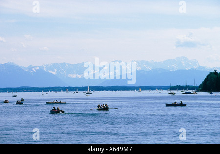 Starnberger See Starnberger See Upper Bavaria Germany Stockfoto