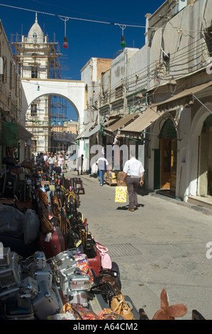 Shopping Lane im historischen Zentrum von Tripolis, Libyen Stockfoto