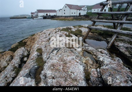 Historischen Ware befindet sich im Hafen von Schlacht Hafen, Schlacht Harbour National Historic District, Labrador Stockfoto