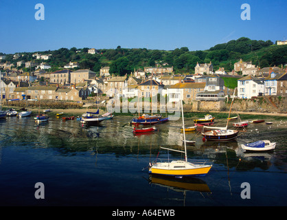 Mousehole Fischerdorf in Cornwall. Stockfoto