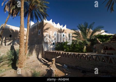 Palm Garden Ghadames, Ghadamis, UNESCO-Weltkulturerbe, Libyen Stockfoto