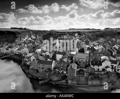 Staithes Fischerdorf in North Yorkshire Stockfoto