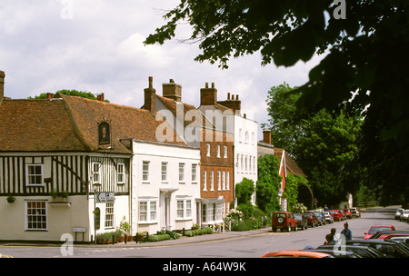 UK Essex Constable Land Dedham Dorfzentrum Stockfoto