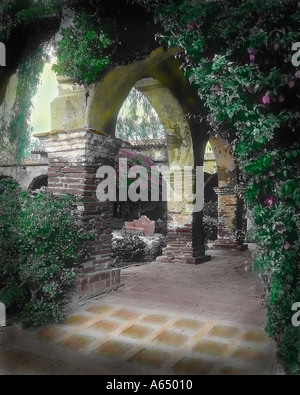 Mission San Juan Capistrano, Kalifornien Stockfoto