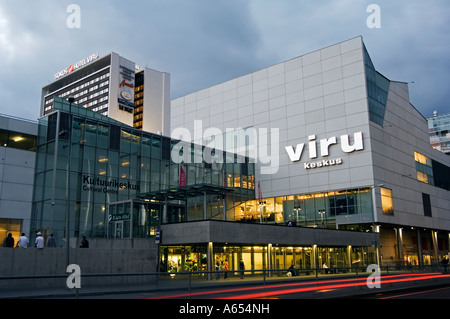 Viru Einkaufszentrum in Downtown District Stockfoto