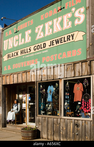 Onkel Zekes Souvenir Shop Mitchell South Dakota USA Stockfoto