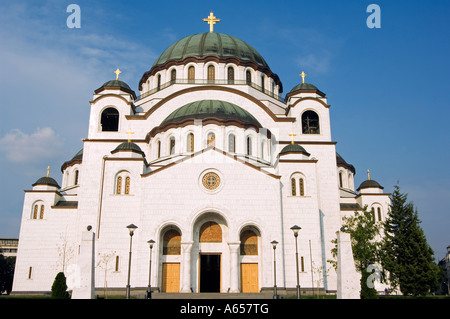 St. Sava orthodoxe Kirche gebaut 1935 ist die größte orthodoxe Kirche in der Welt Stockfoto