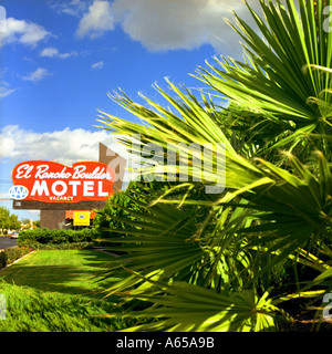 El Rancho Boulder Motel Stockfoto