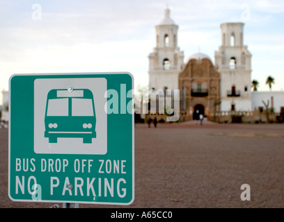 Die Mission San Xavier del Bac Tucson Arizona USA Stockfoto