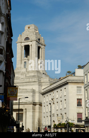 Blick auf Freemasons Hall in Great Queen Street Covent Garden London England Stockfoto