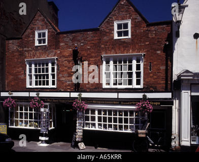 Ye Olde Shoppe Chymist ältesten Apotheken shop in England C 1720 Knaresborough Yorkshire Stockfoto